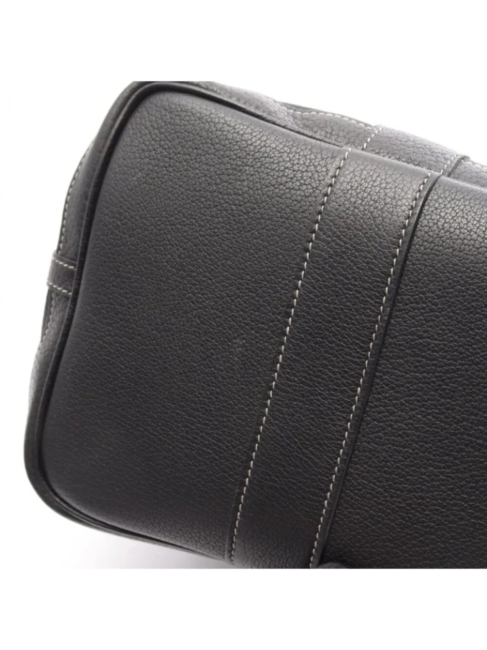 Hermes Tote Bag Garden Party PM Black Leather